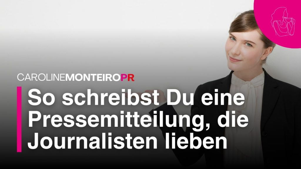 Pressemitteilung richtig schreiben