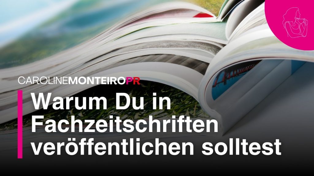 In Fachzeitschriften veröffentlichen