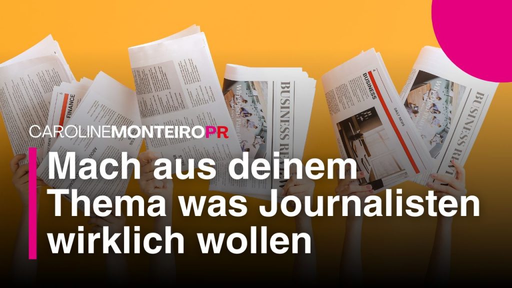 Was wollen Journalisten wirklich?