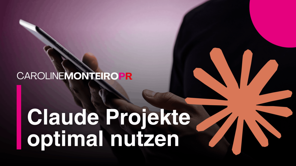 Claude Projekte für Pressearbeit