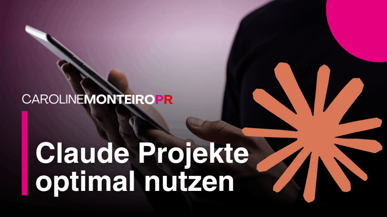 Claude Projekte für Pressearbeit